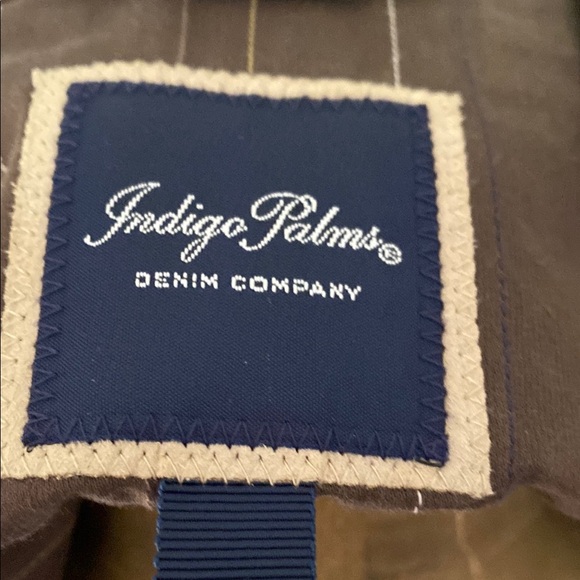 Indigo Palms from Tommy Bahama Brown Men's Leather Jacket. - Picture 3 of 10